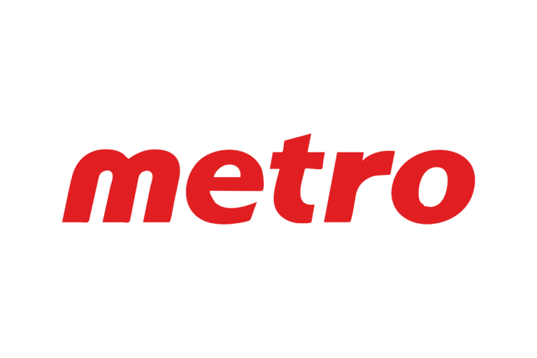 Metro Logo - Red font